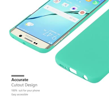 Samsung Galaxy S6 EDGE Skal Fodral Case (Grön)
