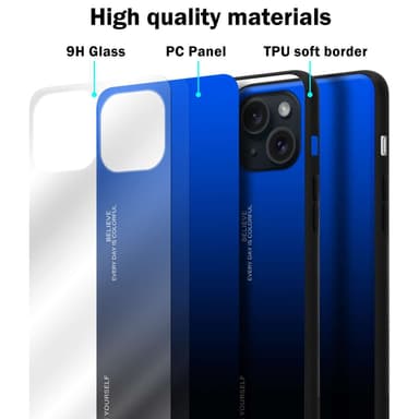 iPhone 15 Skal Fodral Case (Svart)