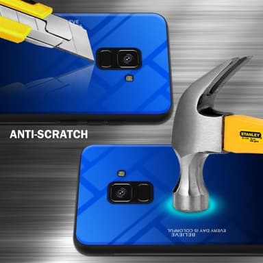 Samsung Galaxy A8 2018 Skal Fodral Case (Svart)