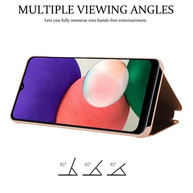 Samsung Galaxy A22 5G Plånboksfodral Skal (Rosa)