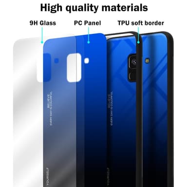 Samsung Galaxy A8 2018 Skal Fodral Case (Svart)