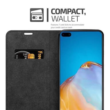 Huawei P40 Skal Fodral Case (Svart)