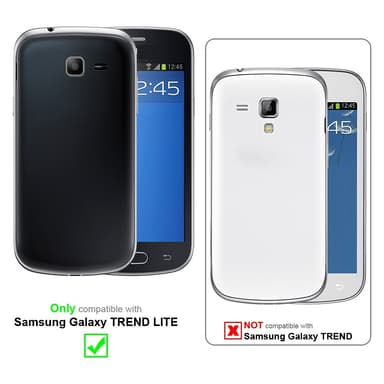 Samsung Galaxy TREND LITE Skal Fodral Case (Röd)