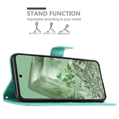 Google Pixel 8 Plånboksfodral Skal (Turkos)