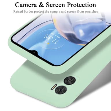 Motorola MOTO E22 / E22i Skal Fodral Case (Grön)