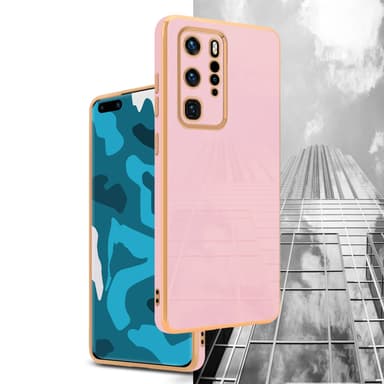 Huawei P40 PRO / P40 PRO+ Skal Fodral Case (Rosa)