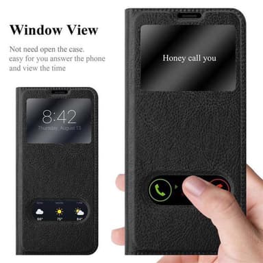 Samsung Galaxy S9 PLUS Plånboksfodral Skal (Svart)