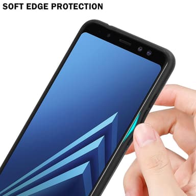 Samsung Galaxy A8 2018 Skal Fodral Case (Svart)