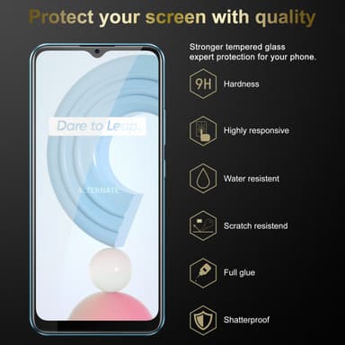 Realme C21 Skyddsglas Skyddsfilm Skärmskydd