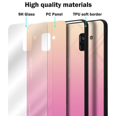 Samsung Galaxy A8 2018 Skal Fodral Case (Svart)