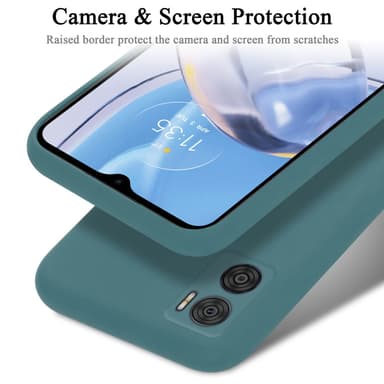 Motorola MOTO E22 / E22i Skal Fodral Case (Grön)
