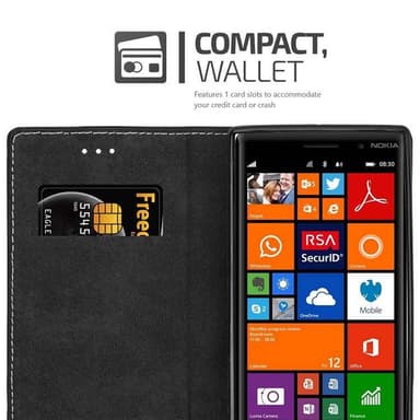 Nokia Lumia 830 Skal Fodral Case (Svart)