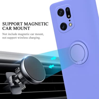 Skal Oppo FIND X5 PRO Fodral Case (Lila)