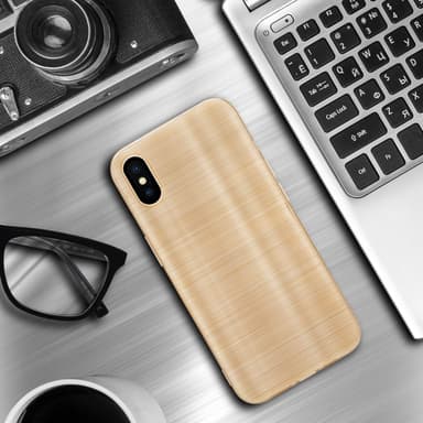 iPhone XS MAX Skal Fodral Case (Guld)