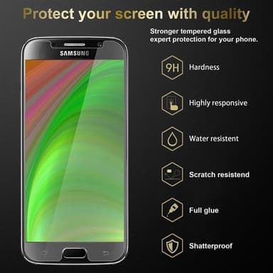 Samsung Galaxy S6 3x Skyddsglas Skyddsfilm Skärmskydd