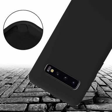 Samsung Galaxy S10 4G Skal Fodral Kedja (Svart)