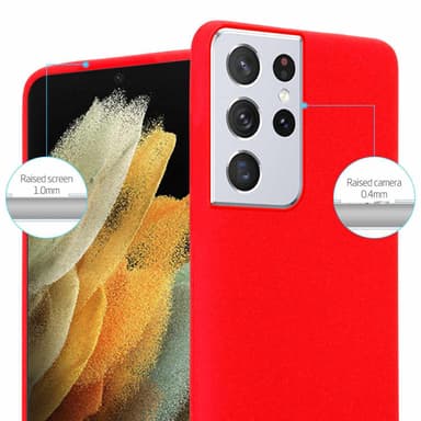 Skal Samsung Galaxy S22 ULTRA Fodral Case (Röd)