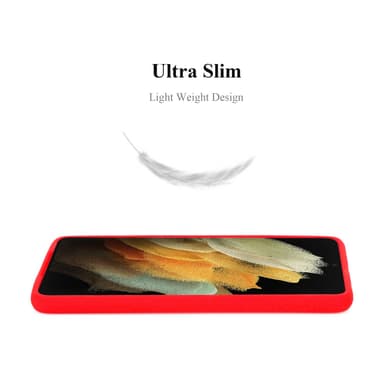 Skal Samsung Galaxy S22 ULTRA Fodral Case (Röd)