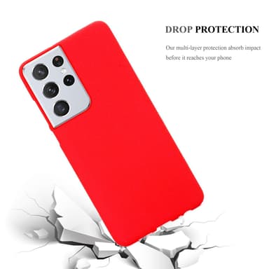Skal Samsung Galaxy S22 ULTRA Fodral Case (Röd)