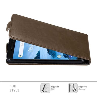 Nokia 6.1 Flipfodral Skal (Brun)
