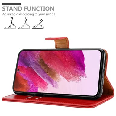 Samsung Galaxy S22 PLUS Plånboksfodral Skal (Röd)