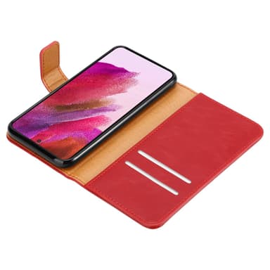 Samsung Galaxy S22 PLUS Plånboksfodral Skal (Röd)