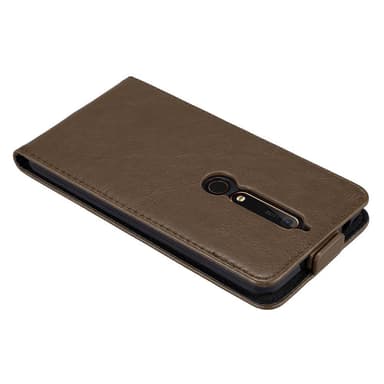 Nokia 6.1 Flipfodral Skal (Brun)