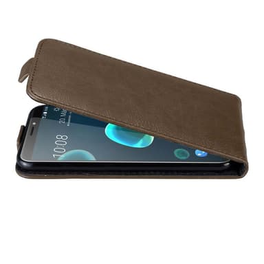 HTC Desire 12 PLUS Flipfodral Skal (Brun)