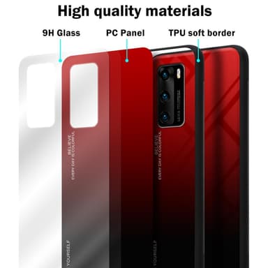 Huawei P40 Skal Fodral Case (Svart)