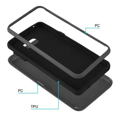 Samsung Galaxy NOTE 5 Skal Fodral Case (Grå)