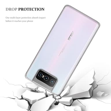 Asus ZenFone 7 Skal Fodral Case (Transparent)