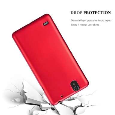 Skal Sony Xperia C4 Fodral Case (Röd)