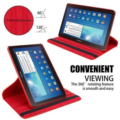Skal Samsung Galaxy Tab 3 (10.1 tum) Fodral Case (Röd)