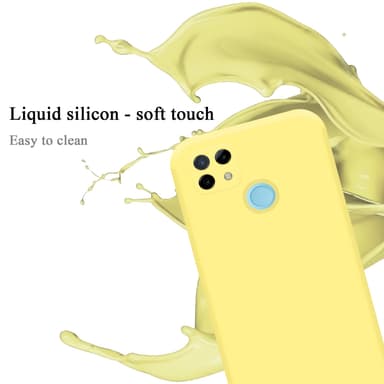 Realme C21 Skal Fodral Case (Gul)