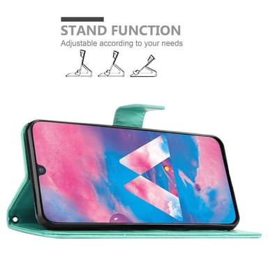 Samsung Galaxy M30 / A40s Plånboksfodral Skal (Turkos)