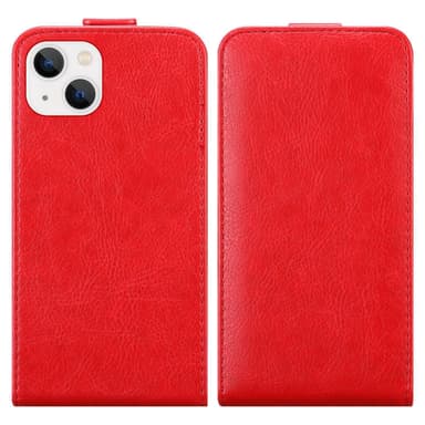 iPhone 14 PLUS Flipfodral Skal (Röd)