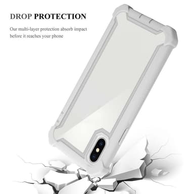 iPhone XS MAX Skal Fodral Case (Grå)