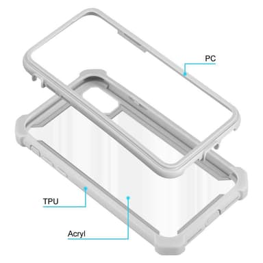 iPhone XS MAX Skal Fodral Case (Grå)