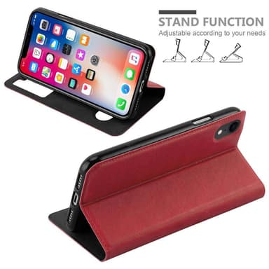 iPhone XR Plånboksfodral Skal (Röd)