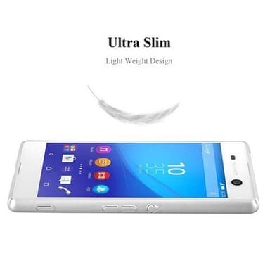 Sony Xperia M5 Skal Fodral Case (Silver)