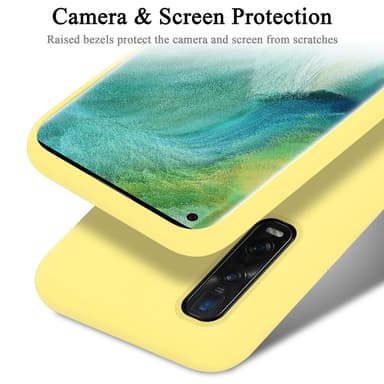 Oppo FIND X2 PRO Skal Fodral Case (Gul)