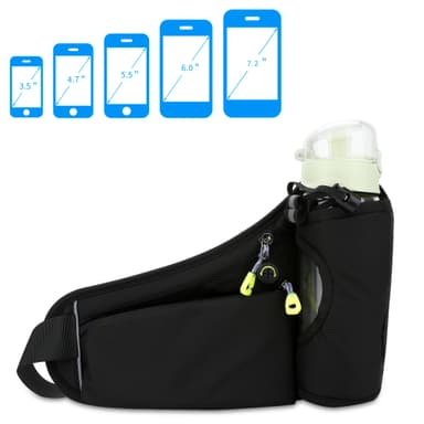 Fanny pack för mobiltelefonerJusterbar längd midjeväska