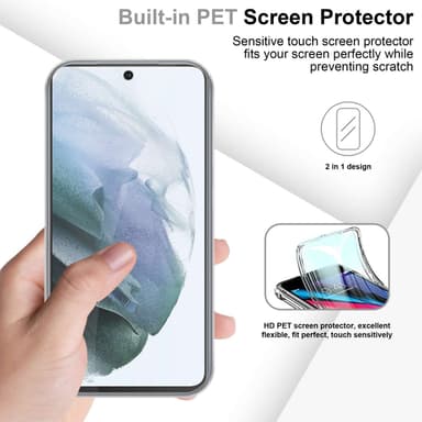 Skal Samsung Galaxy S21 FE Fodral Case (Genomskinlig)