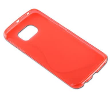 Samsung Galaxy S6 EDGE Skal Fodral Case (Röd)