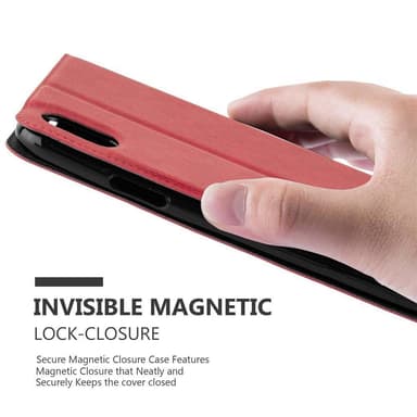 iPhone XR Plånboksfodral Skal (Röd)