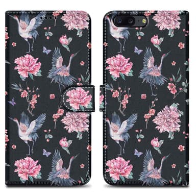 OnePlus 5 Plånboksfodral Skal (Svart)
