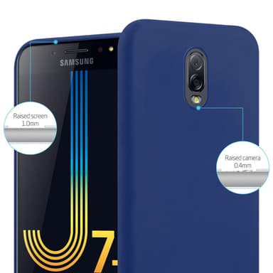 Skal Samsung Galaxy J7 PLUS / C8 Fodral Case (Blå)