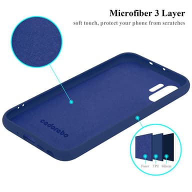 Samsung Galaxy NOTE 10 PLUS Skal Fodral Case (Blå)