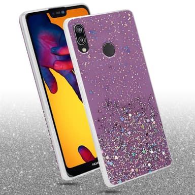Huawei P20 LITE 2018 / NOVA 3E Skal Fodral Case (Lila)