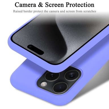 iPhone 15 PRO MAX Skal Fodral Case (Lila)